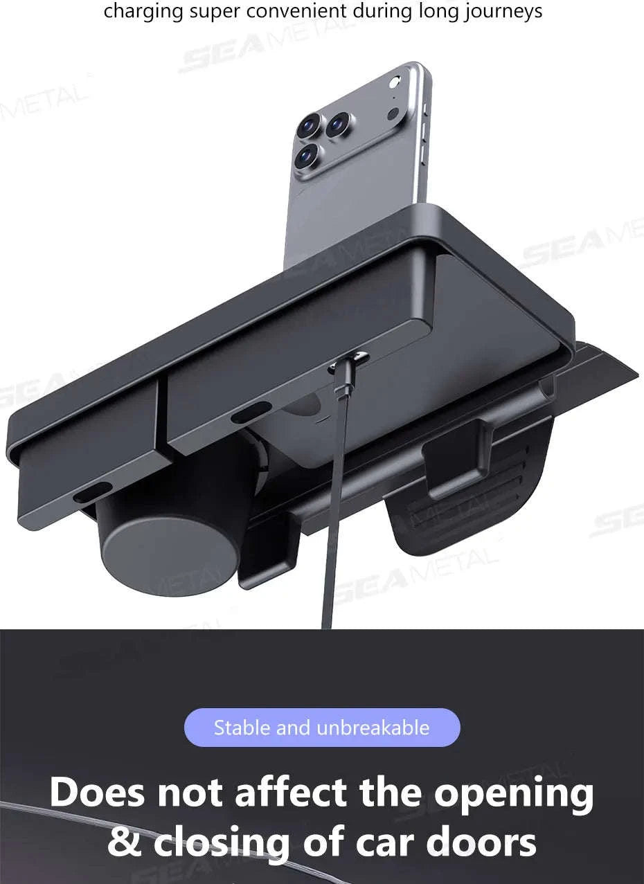 Car Side Door Organizer with Cup and Phone Holder-1pc