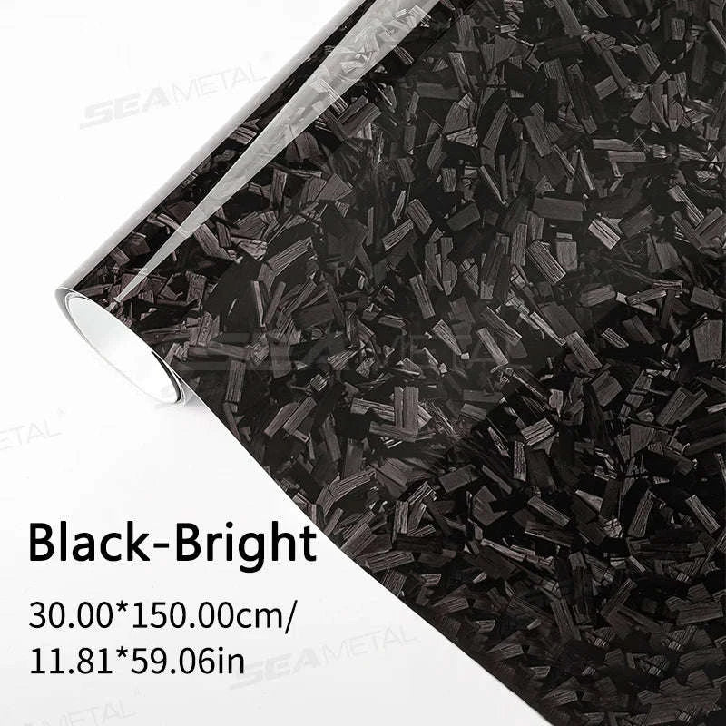 Car Side Mirror Protective Film Anti-Scratch Vinyl Sticker-Black 30x100cm