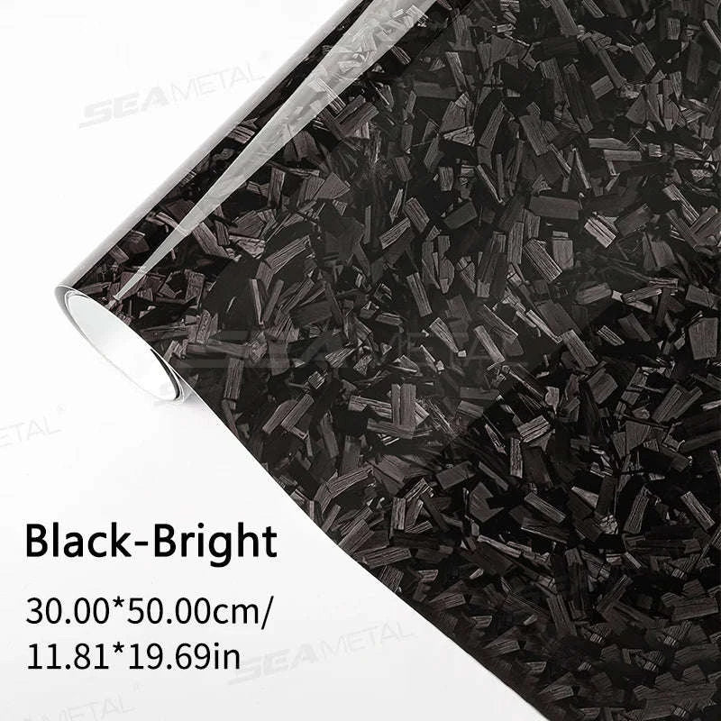 Car Side Mirror Protective Film Anti-Scratch Vinyl Sticker-Black 30x100cm