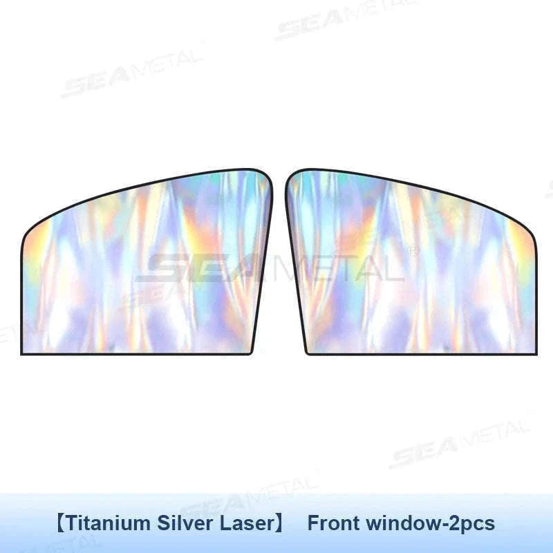 Car Side Window Sun Shade Curtain-Front 2Pcs