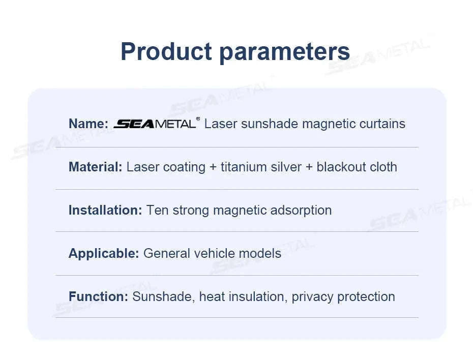 Car Side Window Sun Shade Curtain-Front 2Pcs