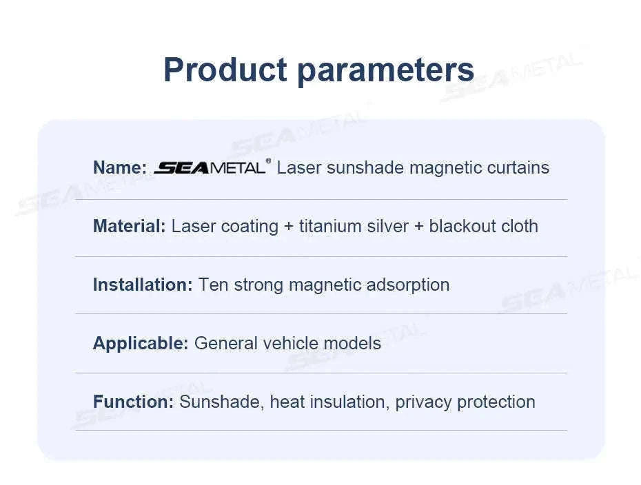 Car Side Window Sun Shade Curtain-Front 2Pcs