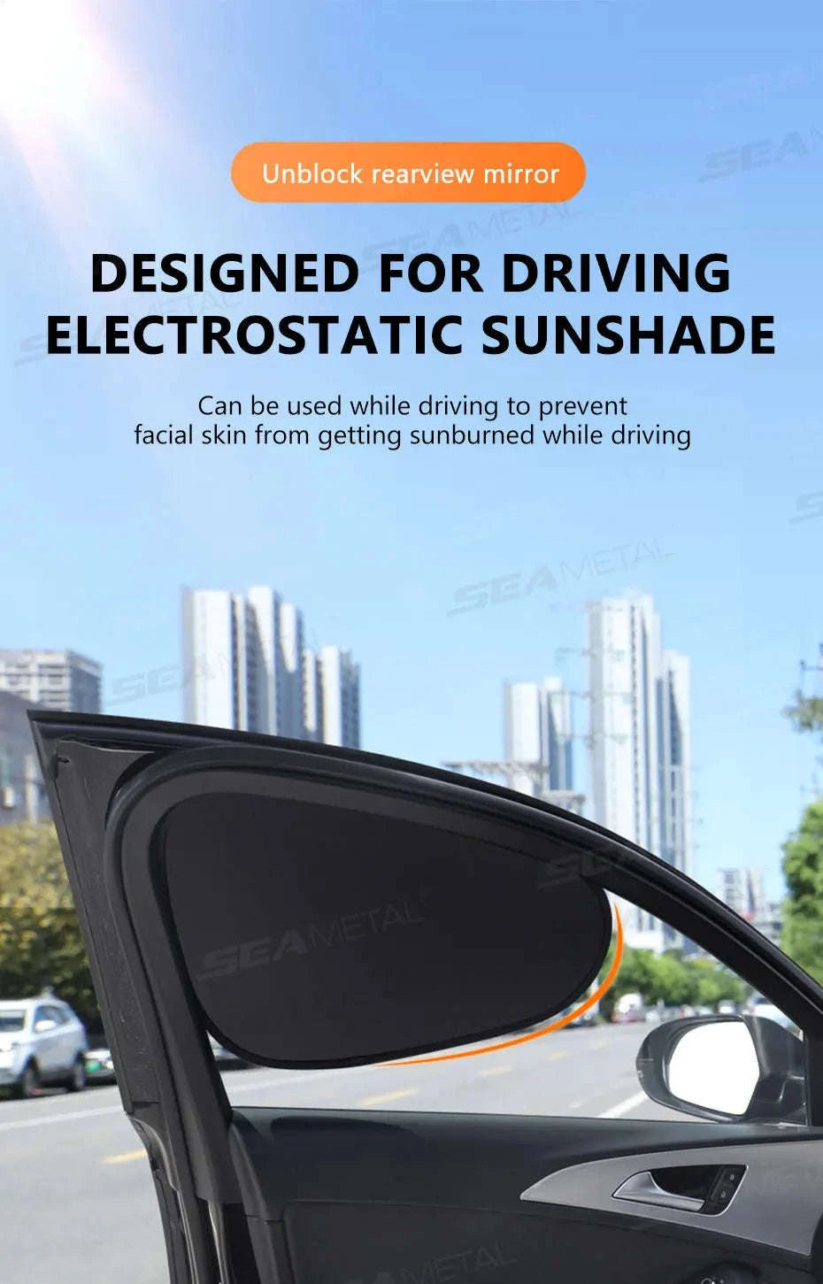 Car Side Window Sun Shade-Front-Rear 4pcs