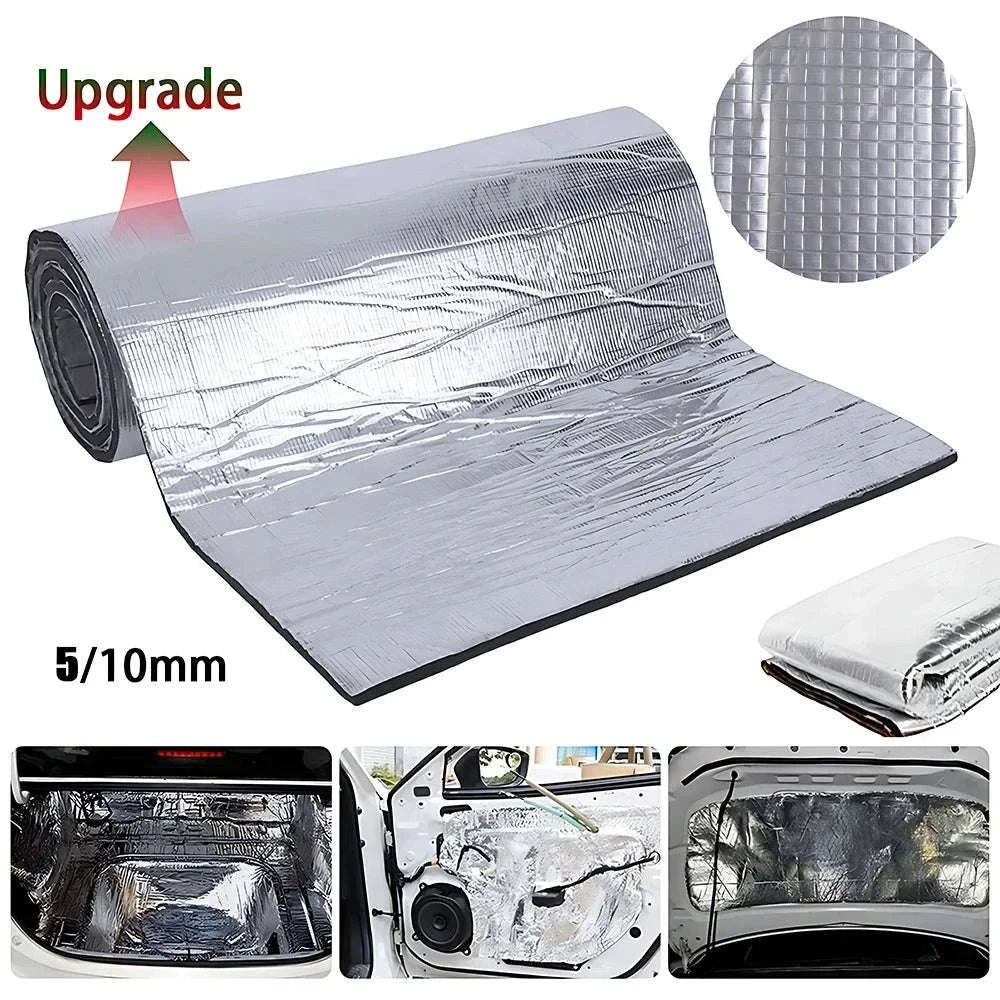 Car Sound Deadener and Thermal Insulation Mat 50x200cm 5/10mm-2000x500x5mm