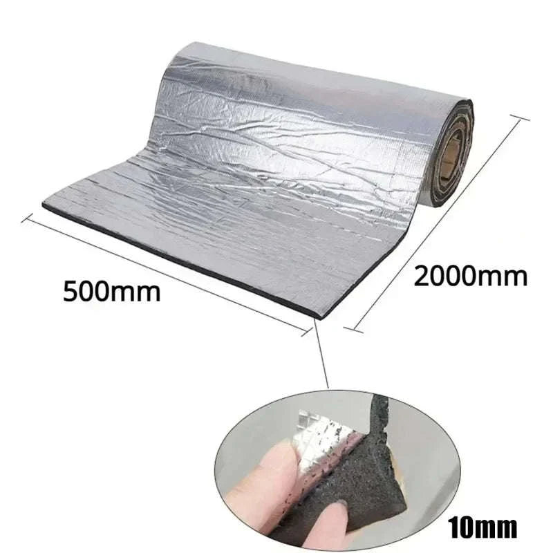 Car Soundproof Mat Heat Noise Insulation Deadening Mat-400x250x10mm / Germany