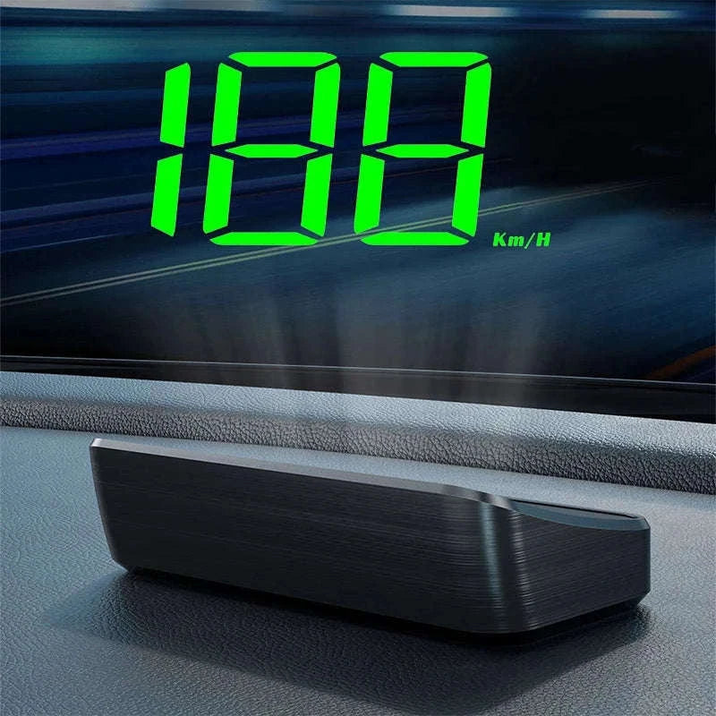 Car Speedometer HUD GPS Windshield Display-Green