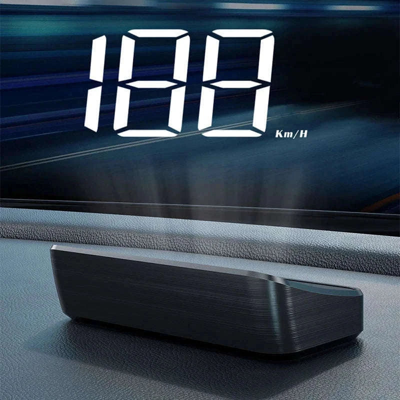 Car Speedometer HUD GPS Windshield Display-Green