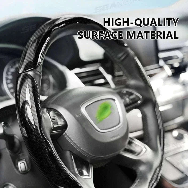 Car Steering Wheel Cover Anti-Scratch Protector-Silver 3pcs
