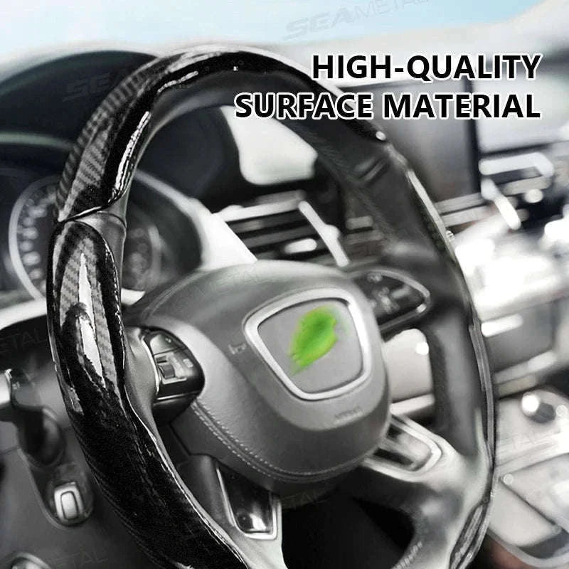 Car Steering Wheel Cover Anti-Scratch Protector-Silver 3pcs