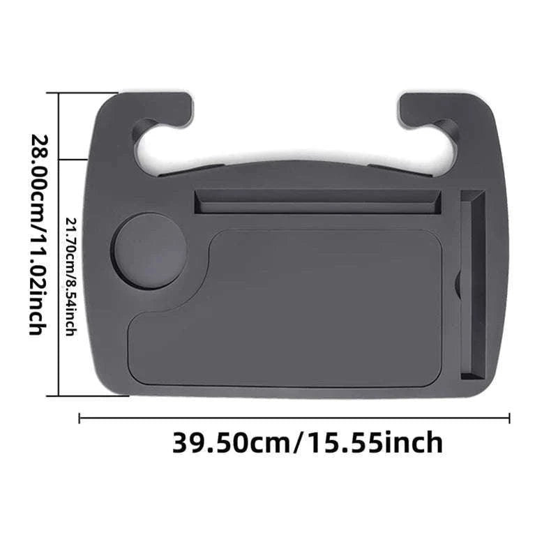 Car Steering Wheel Desk with Cup Holder-Black 1PC