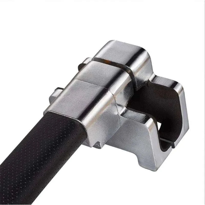 Car Steering Wheel Lock with Alarm Anti-Theft Security Lock-black