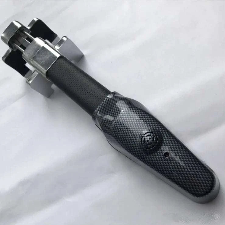 Car Steering Wheel Lock with Alarm Anti-Theft Security Lock-black