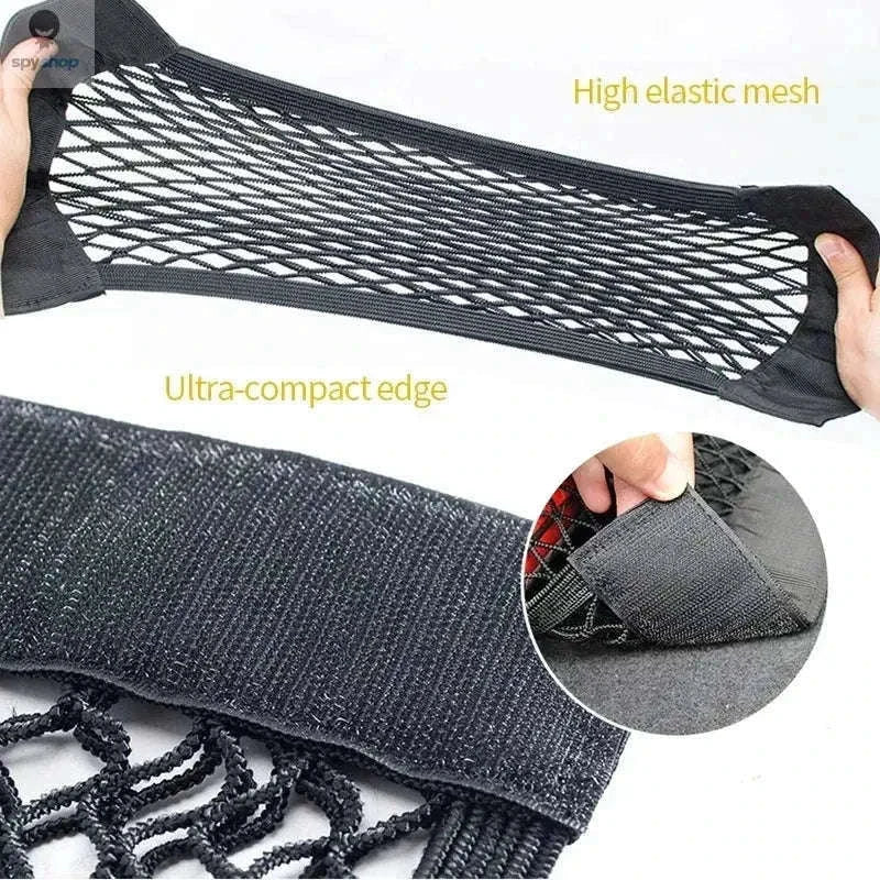 Car Storage Net Pocket Organizer for Tidy Vehicle Interiors-80 x 25cm
