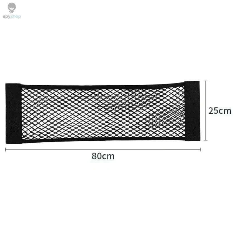 Car Storage Net Pocket Organizer for Tidy Vehicle Interiors-80 x 25cm