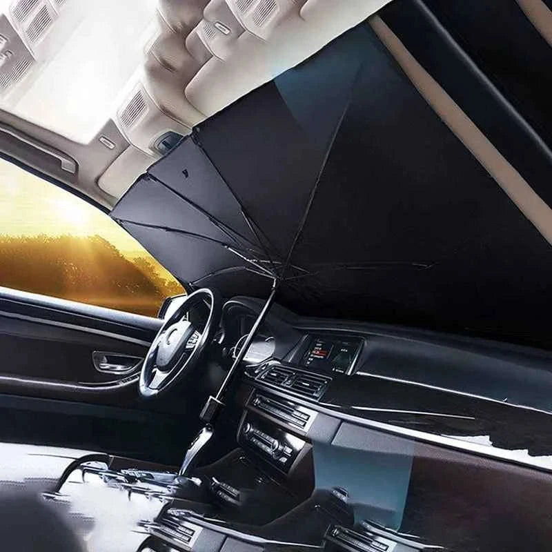 Car Sun Shade Retractable Front Windshield Parasol-large