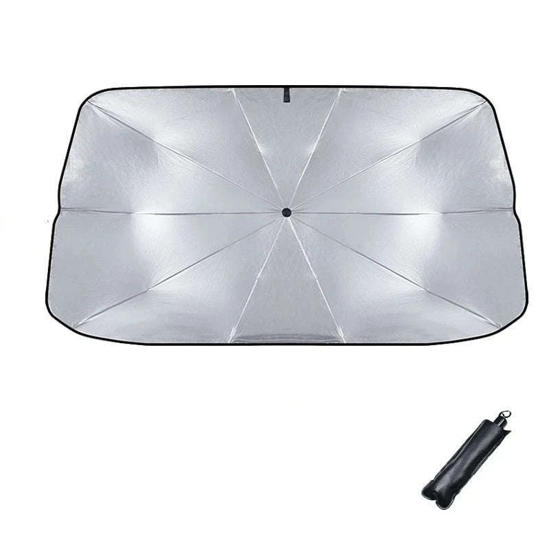 Car Sun Shade Retractable Front Windshield Parasol-large