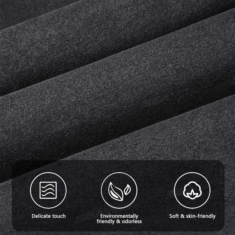 Car Sun Visor Glasses Case-Carbon fiber black