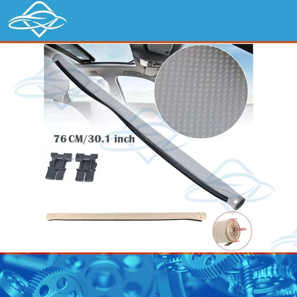 Car Sunroof Sunshade Curtain Replacement-Beige / China Mainland