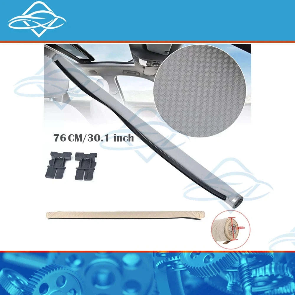 Car Sunroof Sunshade Curtain Replacement-Beige / China Mainland