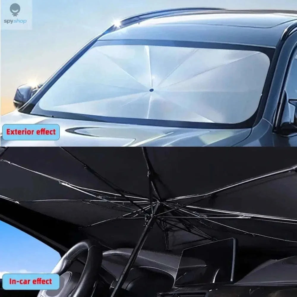 Car Sunshade Umbrella – Windshield Heat & UV Protection with Foldable Umbrella Design-1PCS 125 65