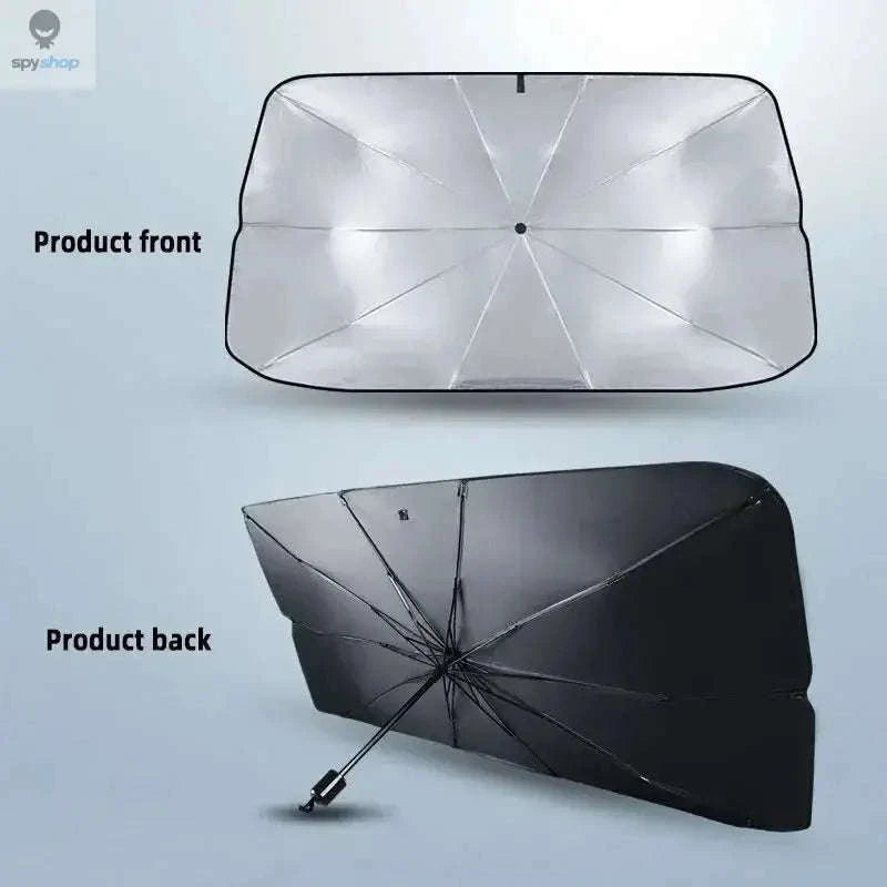 Car Sunshade Umbrella – Windshield Heat & UV Protection with Foldable Umbrella Design-1PCS 125 65