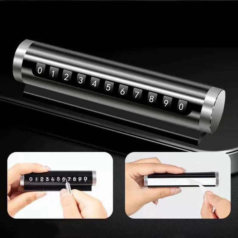 Car Temporary Parking Card-1PC / Red