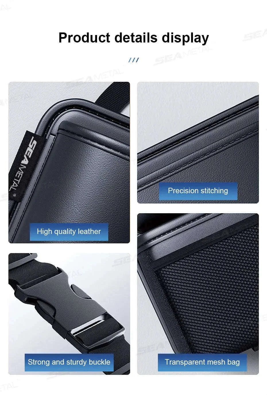Car Trunk Organizer Hanging Seat Back Storage Bag-1 pc