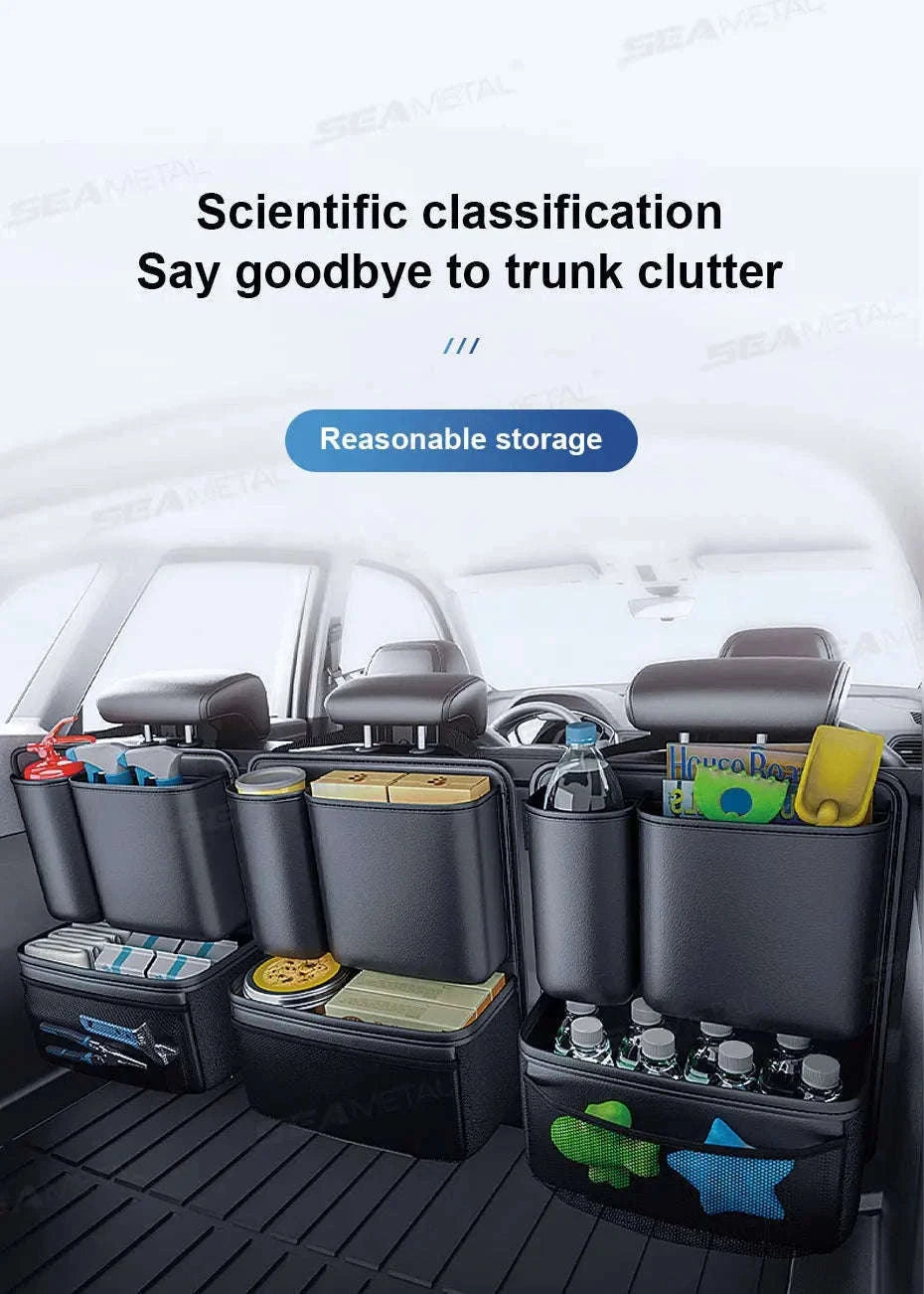 Car Trunk Organizer Hanging Seat Back Storage Bag-1 pc