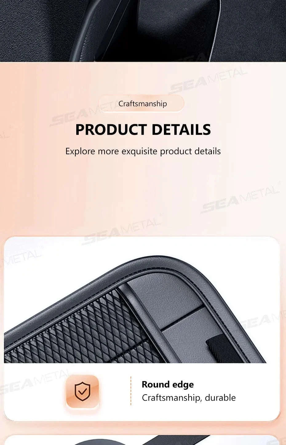 Car Trunk Organizer Multi-Pocket Backseat Hanging Storage Bag Waterproof-1 pc