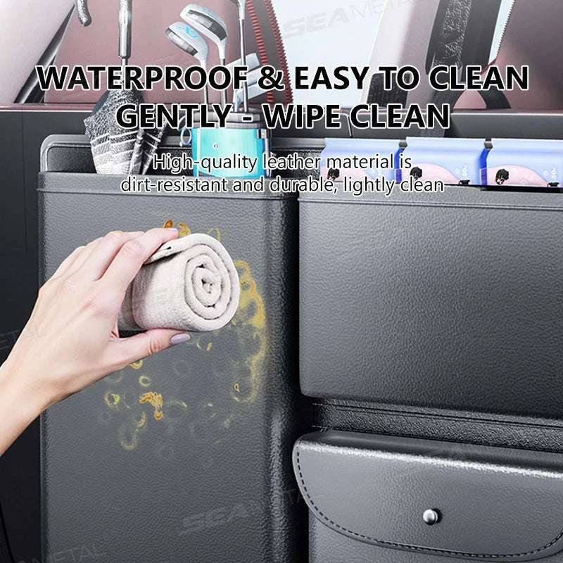 Car Trunk Organizer Multi-Pocket Backseat Hanging Storage Bag Waterproof-1 pc