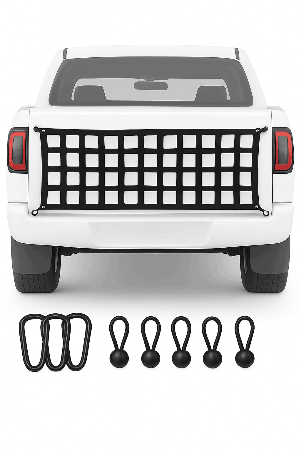 Car Trunk Organizer Net for Pickup Truck Bed Cargo Storage-1 PCS / China Mainland