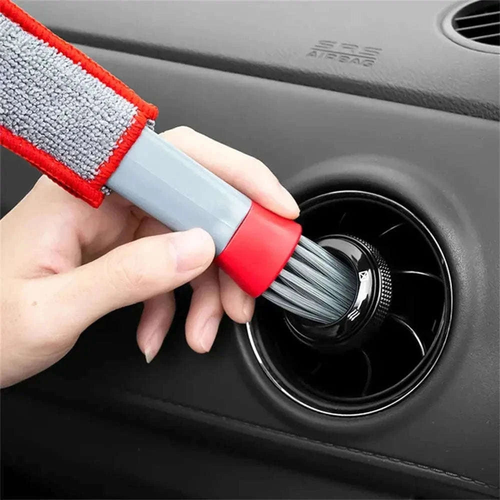 Car Vent Cleaning Tool for Dust-Free, Fresh Interior Cleaning-White