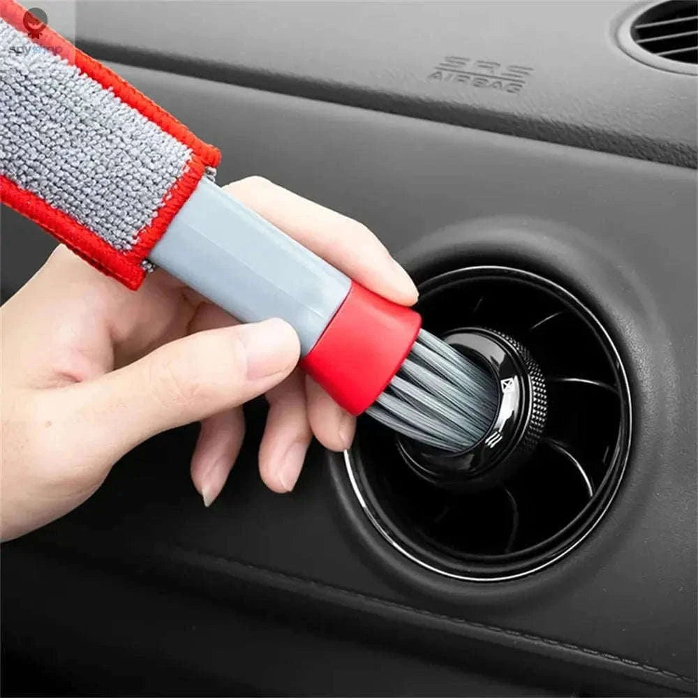 Car Vent Cleaning Tool for Dust-Free, Fresh Interior Cleaning-White