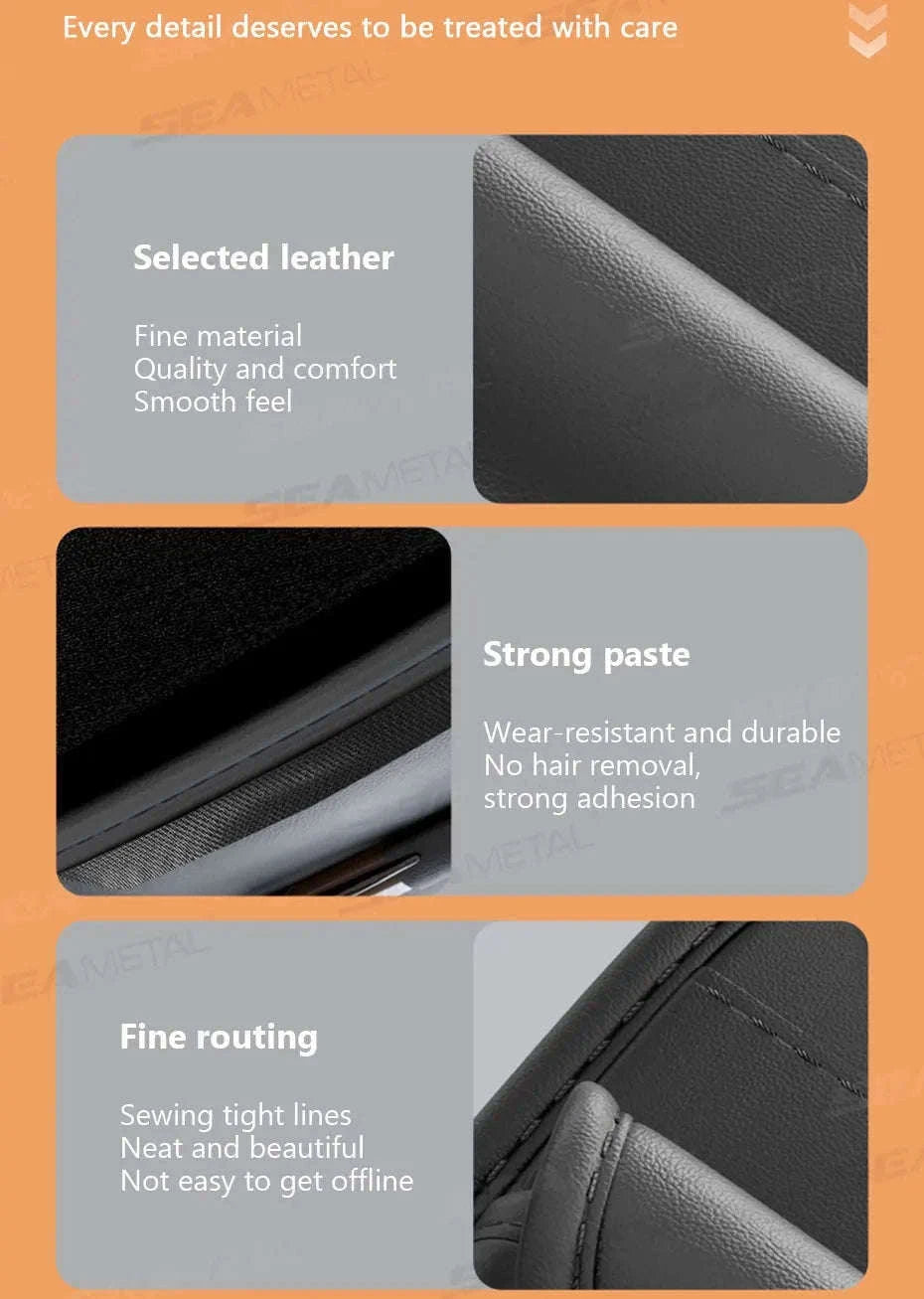 Car Visor Glasses Holder Storage Bag-Beige