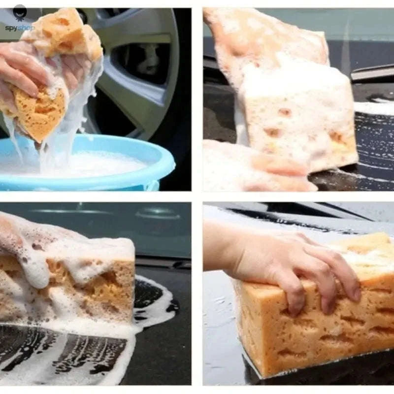Car Wash Sponge Block – Large Honeycomb Design for Fast, Gentle Cleaning-17 11 9 CM