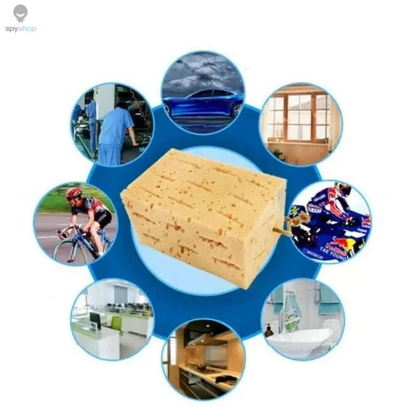 Car Wash Sponge Block – Large Honeycomb Design for Fast, Gentle Cleaning-17 11 9 CM