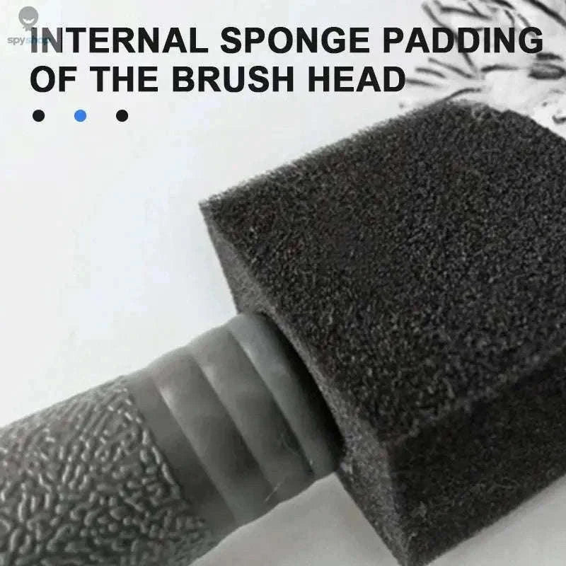 Car Wheel Hub Brush for Deep Cleaning Tight Wheel Spaces-Blue 1pc