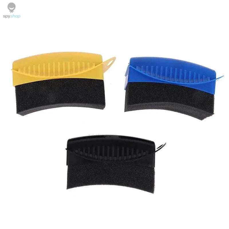 Car Wheel Polishing Sponge Brush-Yellow(without lid)