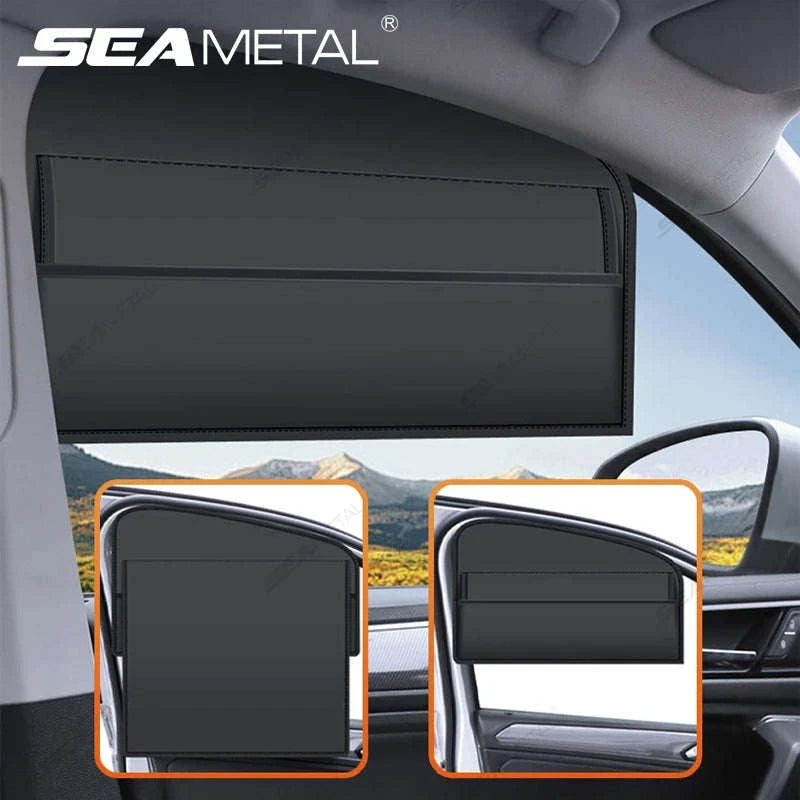 Car Window Sunshade Magnetic Side Window Curtain-Rear-1pc