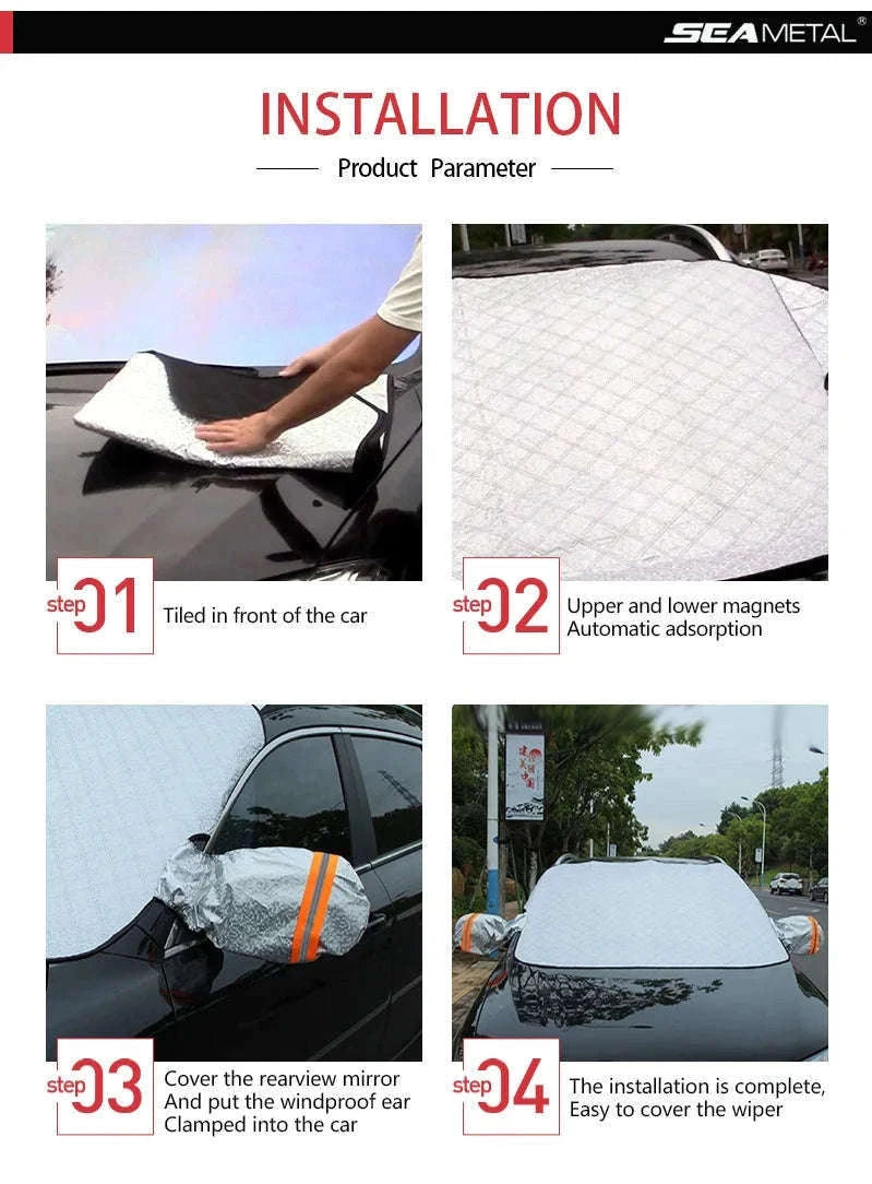 Car Windshield Snow Cover-Magnetic