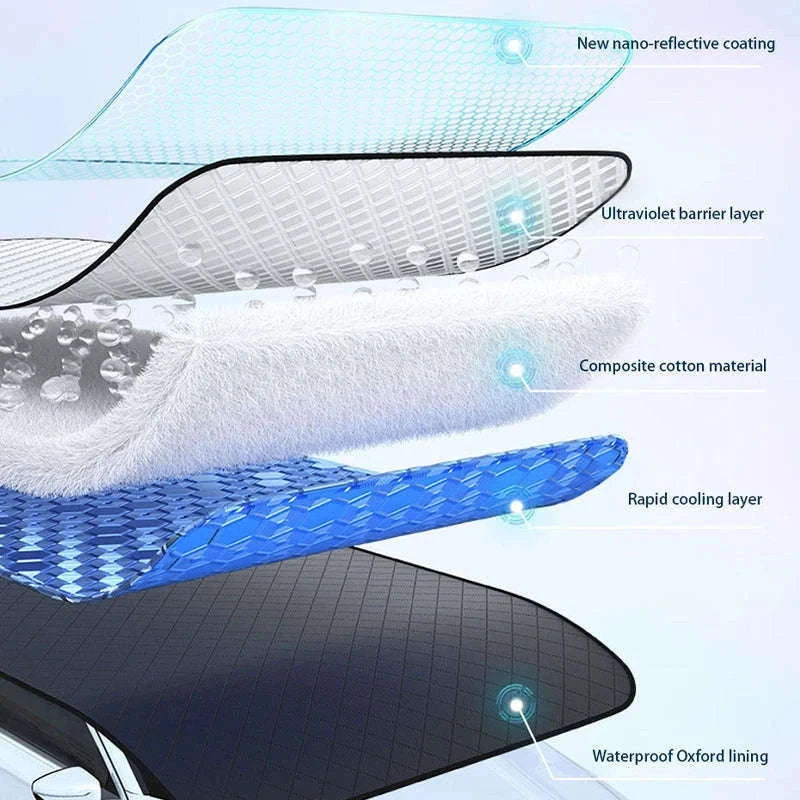 Car Windshield Snow Cover Waterproof Sun Shade-Small