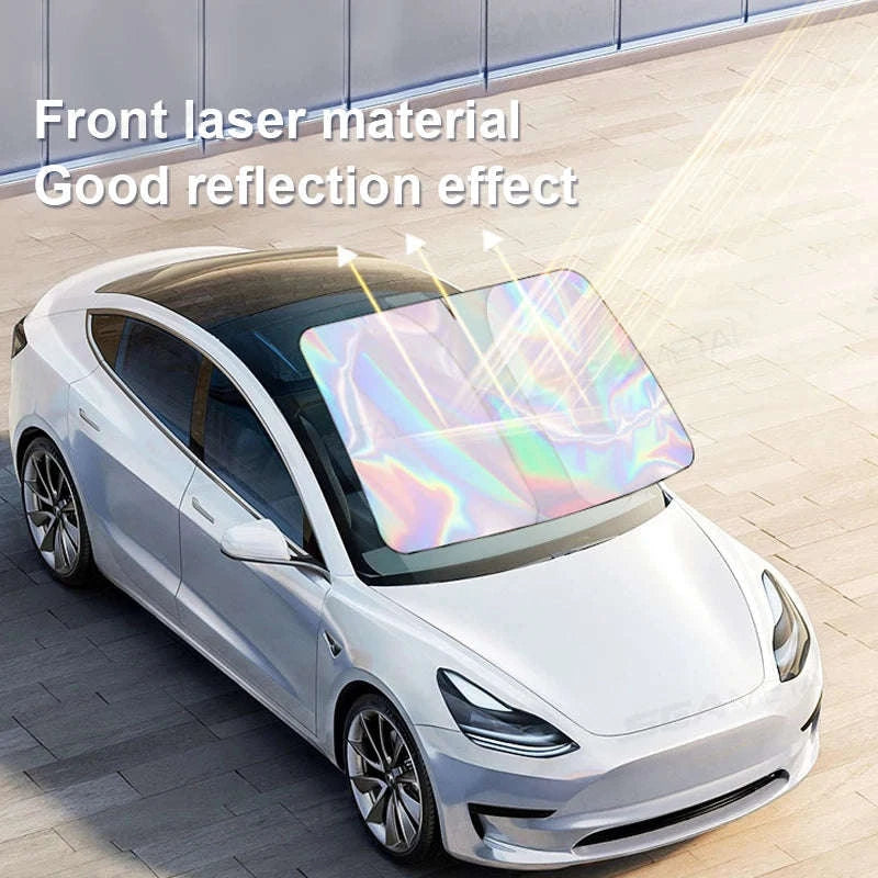 Car Windshield Sun Shade Front Window Sunshade-Size S