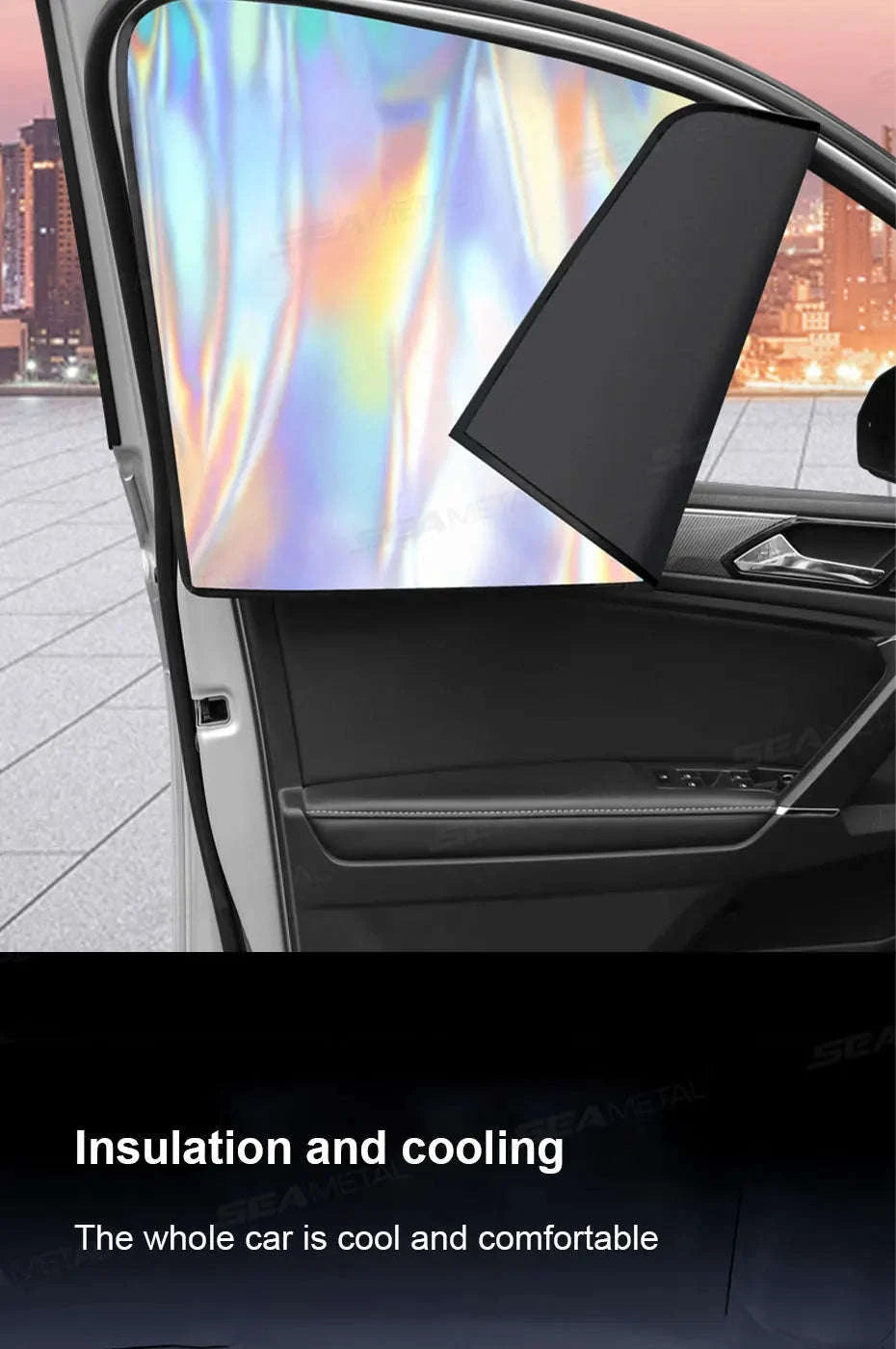 Car Windshield Sun Shade Front Window Sunshade-Size S