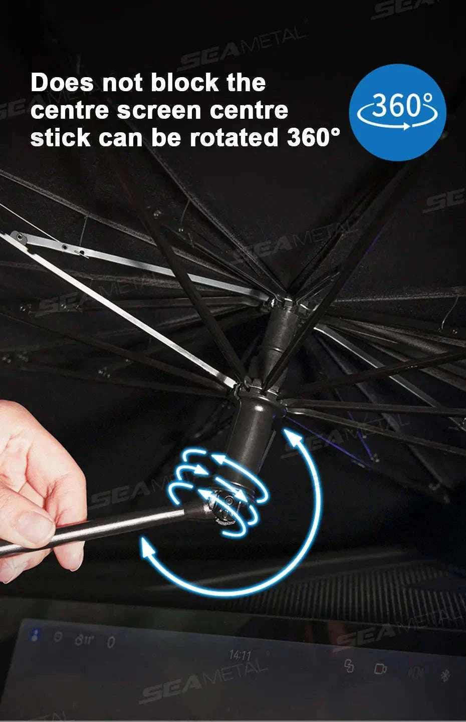 Car Windshield Sun Shade Umbrella-Small