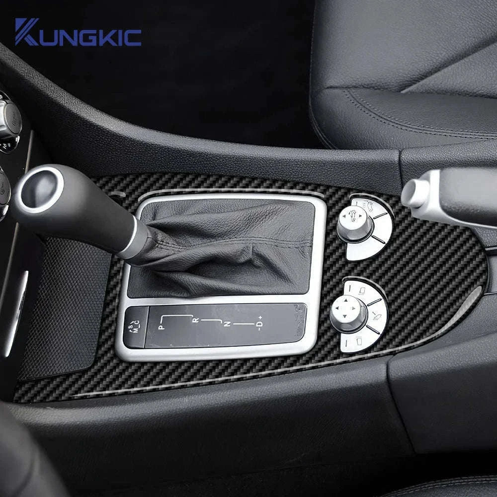 Carbon Fiber Gear Shift Trim Sticker for Mercedes Benz SLK R171-Germany