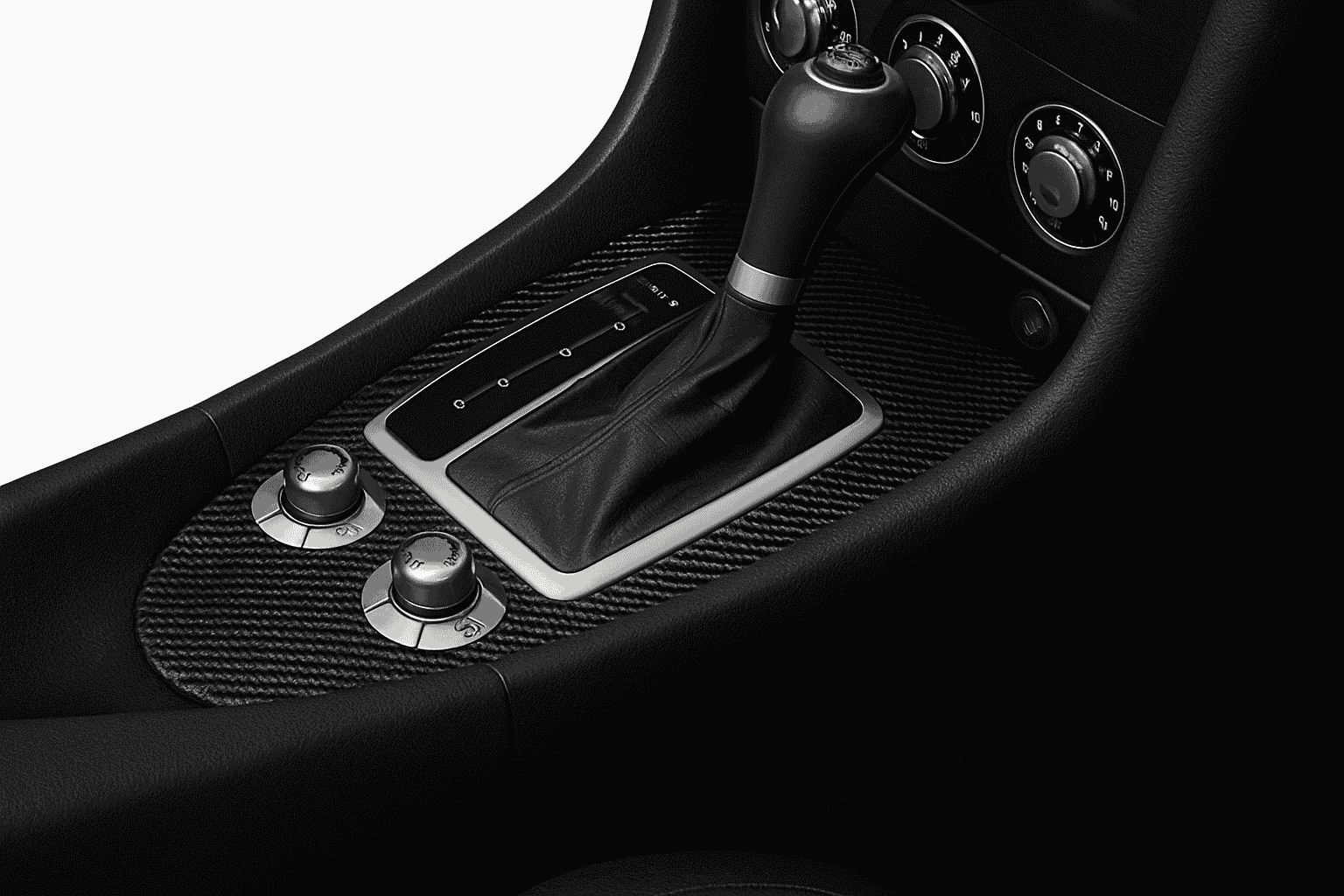 Carbon Fiber Gear Shift Trim Sticker for Mercedes Benz SLK R171-Germany