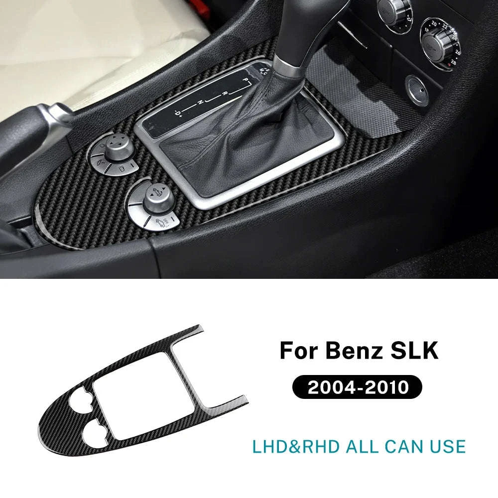 Carbon Fiber Gear Shift Trim Sticker for Mercedes Benz SLK R171-Germany
