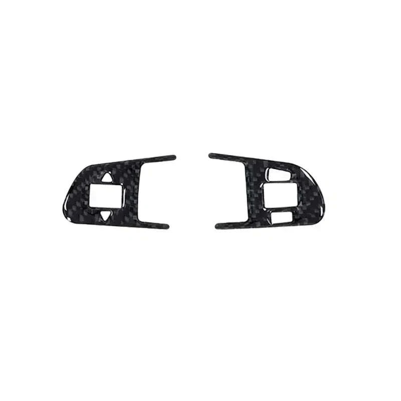 Carbon Fiber Steering Wheel Ring Trim for Audi A4 A6 Q5 Q7 A3-carbon fiber type C / Germany