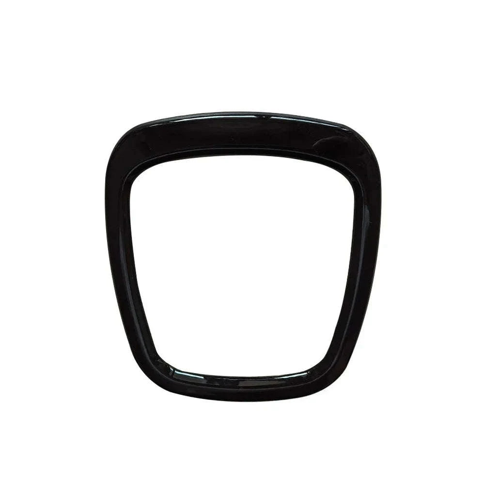 Carbon Fiber Steering Wheel Trim Cover for Audi Models-Germany / Style 2 Black