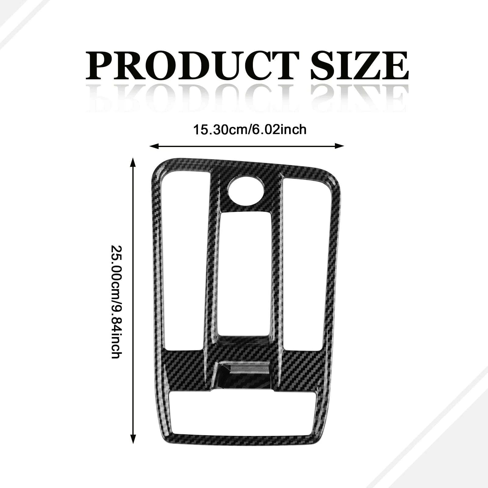 Carbon Fiber Style ABS Gear Trim for Seat Leon and Cupra-Only for LHD / Germany